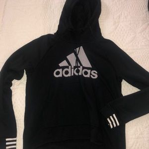 Adidas Black Hoodie - Size L